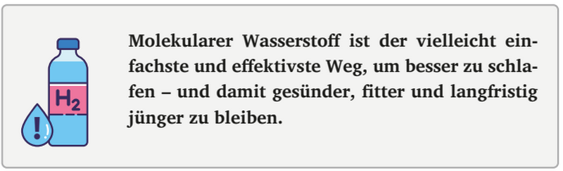 molekulärer Wasserstoff Vorteile