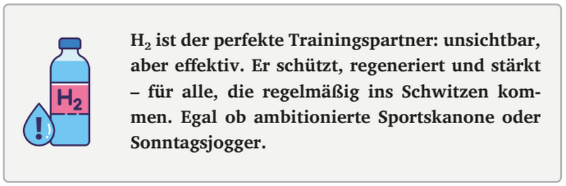 molekulärer Wasserstoff Vorteile